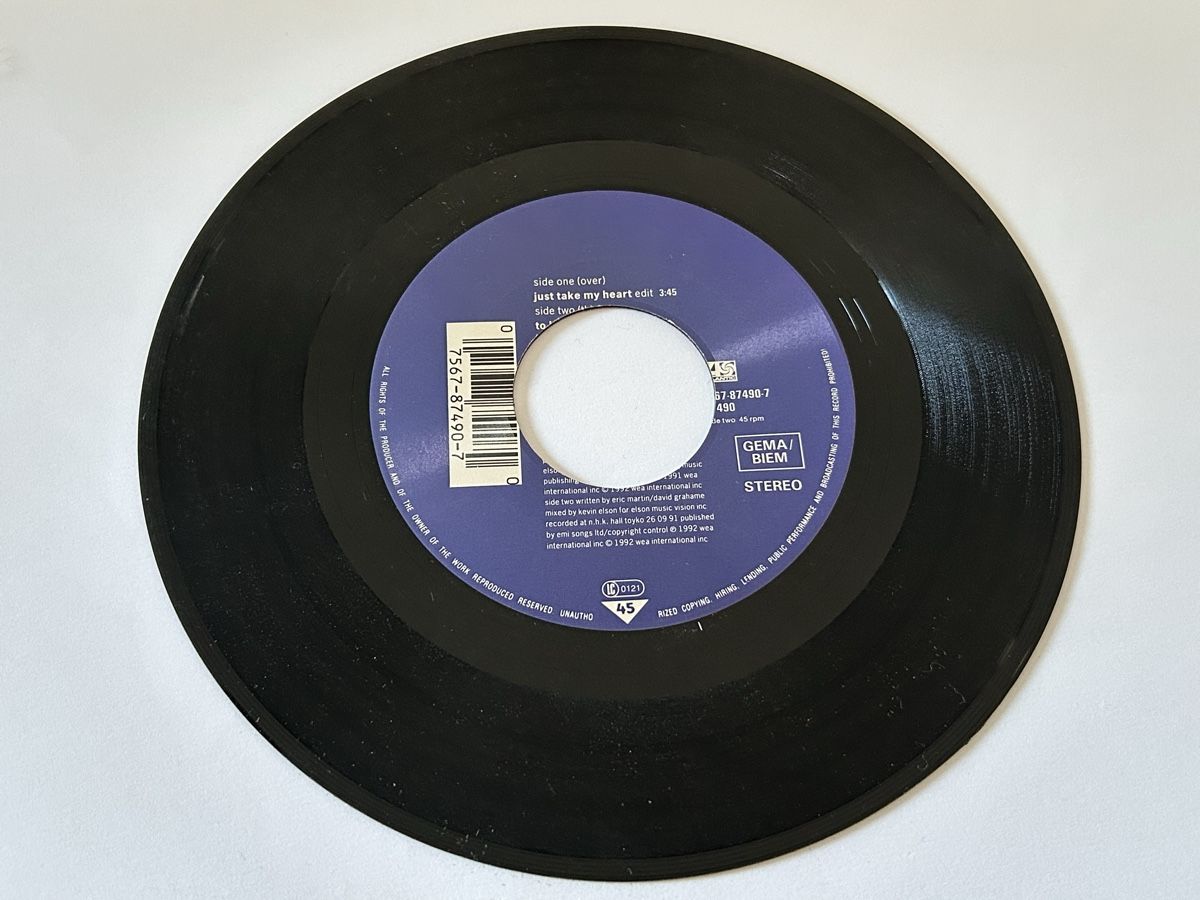 Schallplatten: Mr. Big. 1992. just take my hart – Gebraucht aus Faulensee von Mizuno06 3