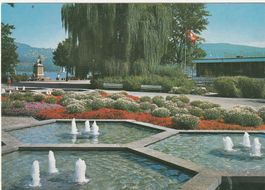 Zürich  Blumenanlage  bei Hafen Enge