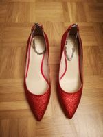 Damenschuhe für Event, rot, Gr. 37