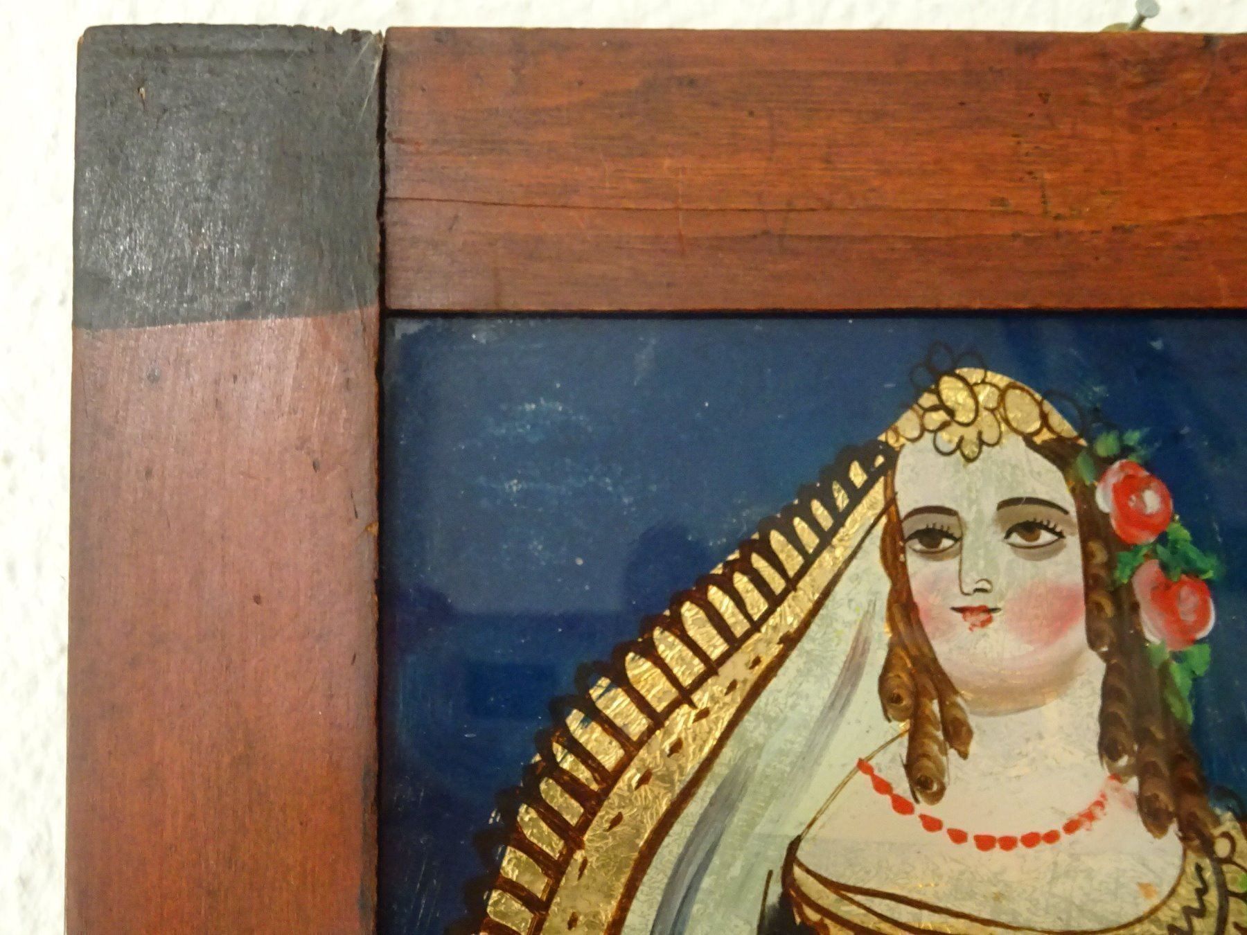 Dipinti: Heilige Judith / Ikone Hinterglasbild – Usato da Esslingen venduto da eintagammeer 4