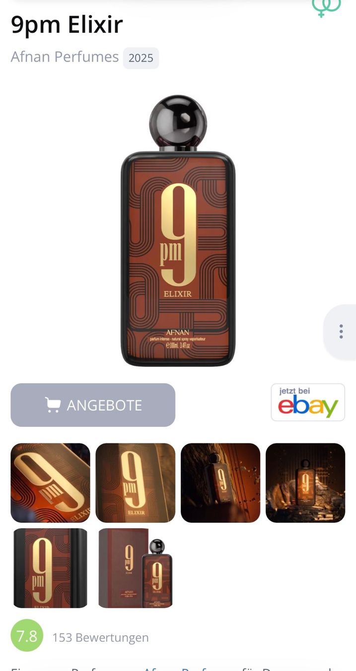 Profumi & Eau de Toilette: Afnan 9pm Elixir 2ml. EDP (ähnlich zu Le Mâle Elixir Absolu – Nuovo e nell'imballaggio originale da Zürich venduto da deruja 4