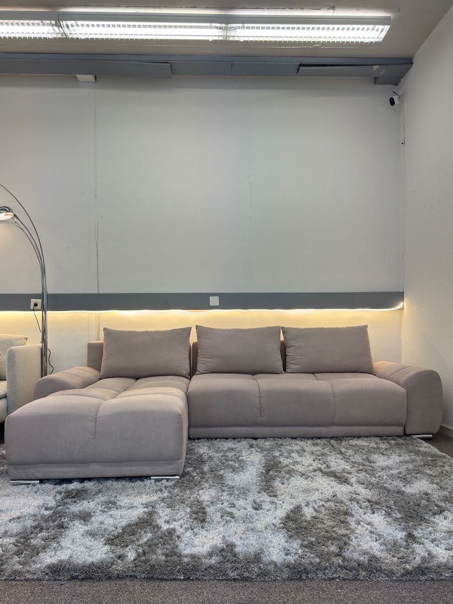 Divani: Ecksofa Sandbeige mit Schlaffunktion – Usato da Fehraltorf venduto da Sofalab.swiss 4