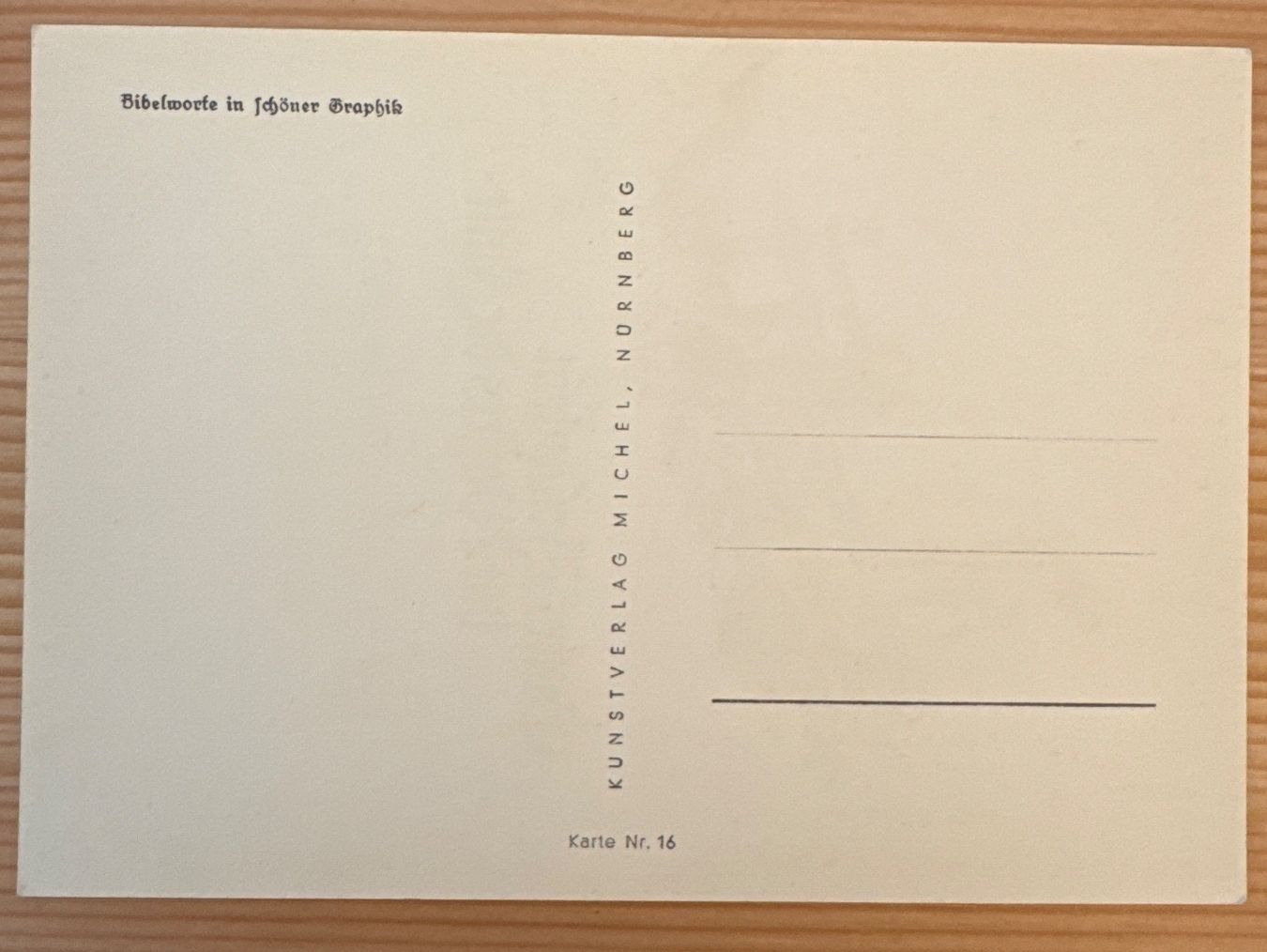 Cartoline postali: Zwei antike, neuwertige Ansichtskarten mit Bibelworten – Nuovo (secondo la descrizione) da Zürich venduto da Tarafo5 1