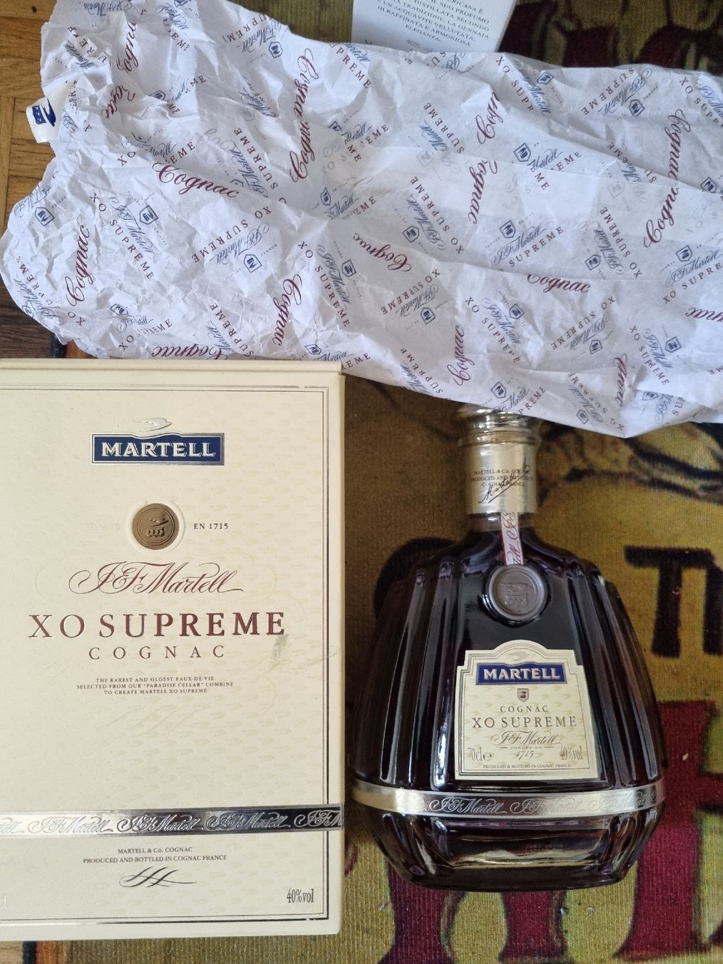 Martell Bevande alcoliche: Martell XO Supreme Cognac – Nuovo e nell'imballaggio originale da Winterthur venduto da fab_xwh7