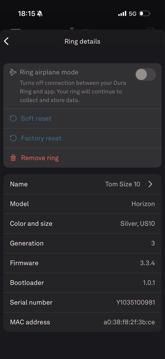 Oura Anelli: Oura Ring Silver  – Usato da Bern venduto da Laufsport3000 4