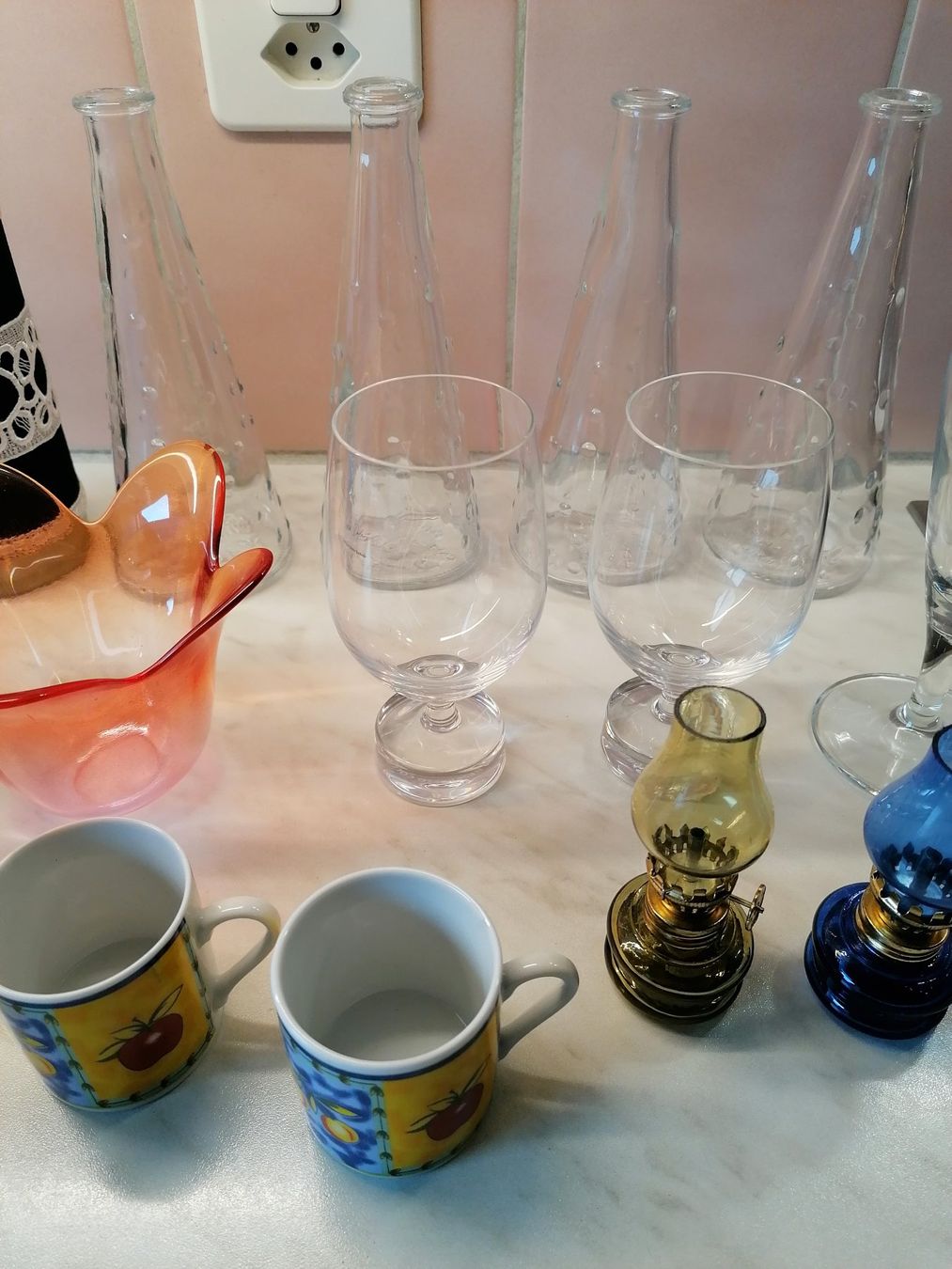 Tutte le decorazioni: Glas-Set, Vasen, Deko, Gläser, Schnäppchen – Nuovo (secondo la descrizione) da Zollikofen venduto da Blackie 2
