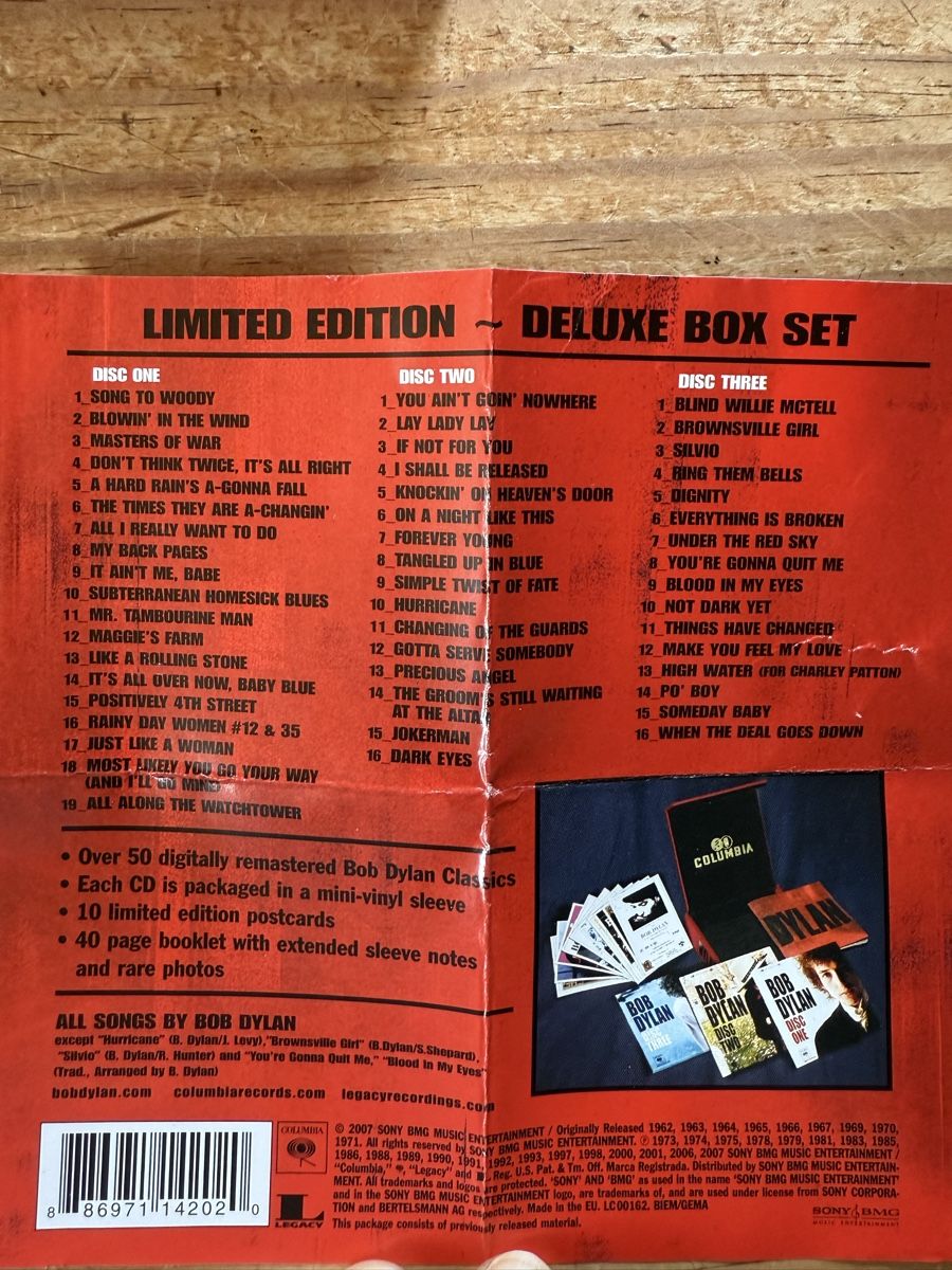CD: Bob Dylan - „DYLAN“ Limited Edition – Usato da Münsingen venduto da danala83 3
