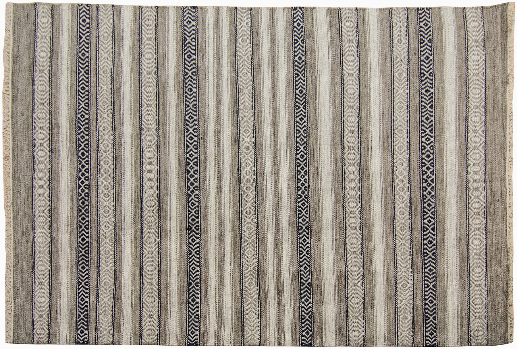Kelim Tappeti: Kelim-527-Black-Ivory . 30044 – Nuovo e nell'imballaggio originale da Cham venduto da ako_v5bm