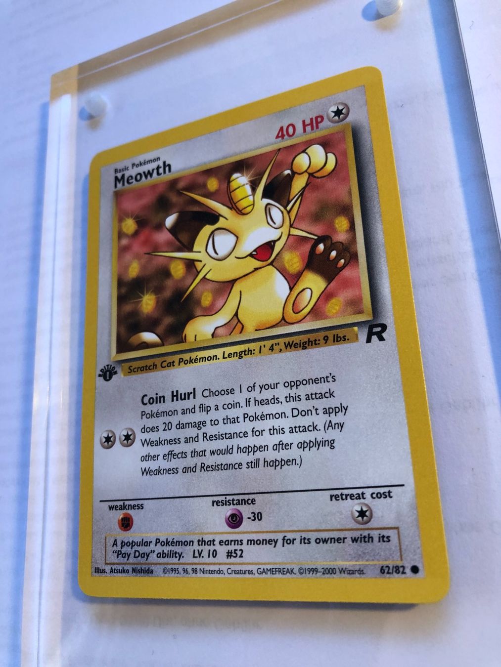 Sammelbilder & Trading cards: Meowth 1st Team Rocket - MINT - ab 1.- – Gebraucht aus Giubiasco von dan_pr8b 2
