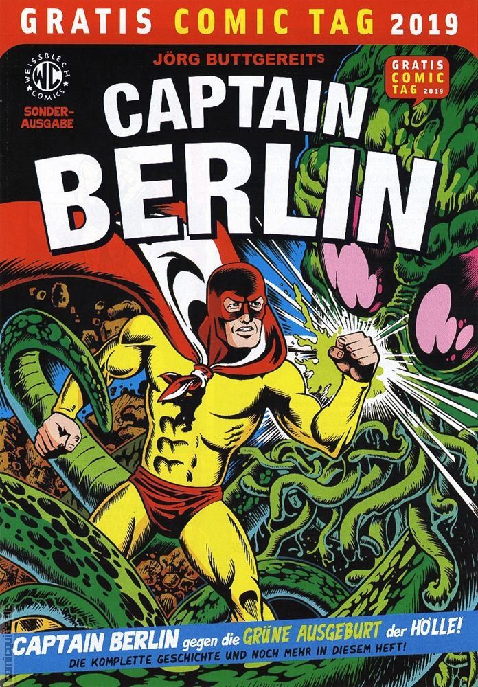 Fumetti: Gratis Comic Tag 2019 - CAPTAIN BERLIN - Weissblech Comics – Usato da thun venduto da lucky_manxy