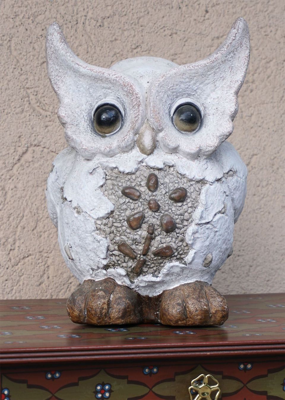 Figuren: Deko grosse Eule - Dekofigur 36cm – Gebraucht aus Meggen von Brockitare
