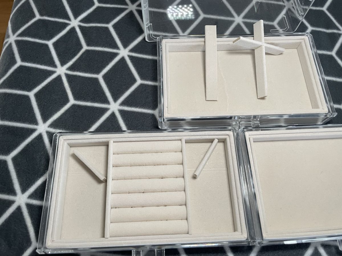 Schmuckkästen: Schmuckkasten transparent 3 Schubladen  – Gebraucht aus Rheineck von cha_p9qy 6