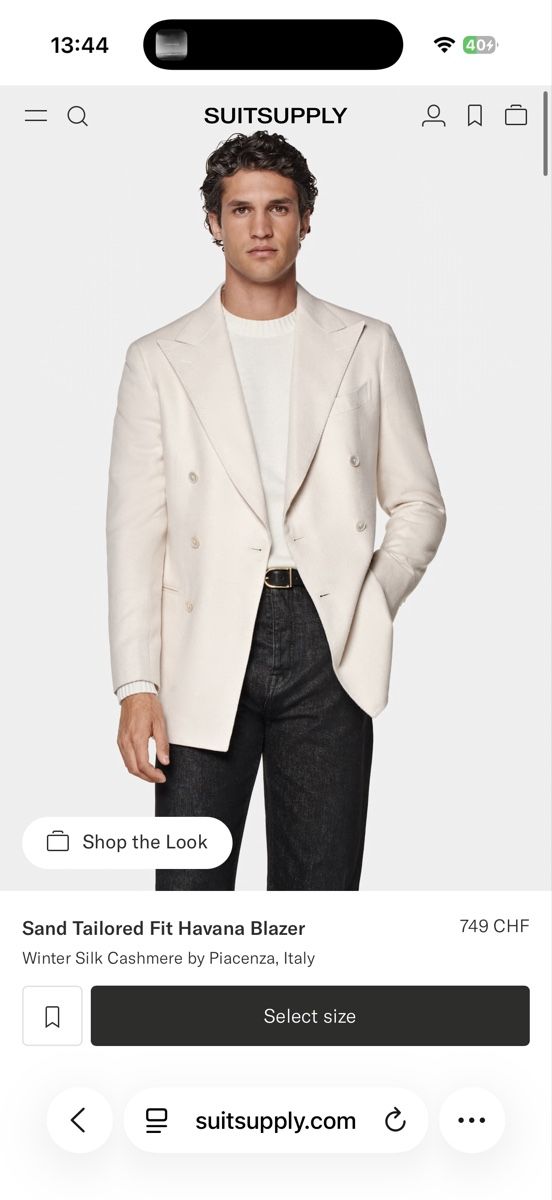 Suitsupply Jacken: Suitsupply Blazer in Silk&Cashmere – Neu (gemäss Beschreibung) aus Porza von wys_p9nm 4