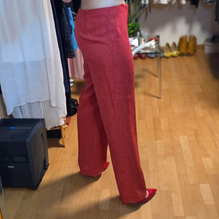 ❤️ Neue rote Sommerhose Gr. 44 L/XL luftig