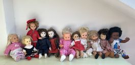 Vintage Puppen Schildkröt, Zapf etc. 