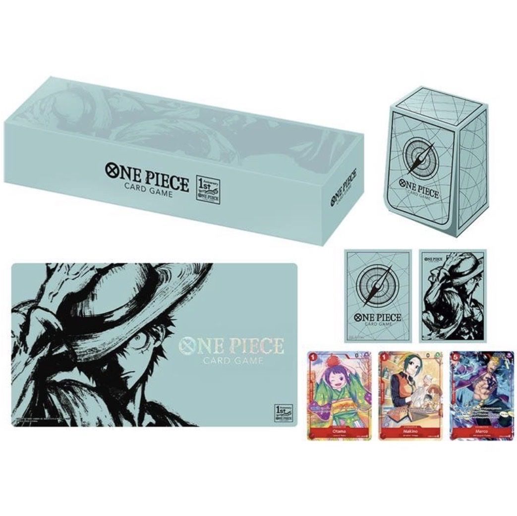 Bandai Carte collezionabili: One Piece - 1st Anniversary Set JP - Sigillato! – Nuovo e nell'imballaggio originale da Claro venduto da ves_y7vy