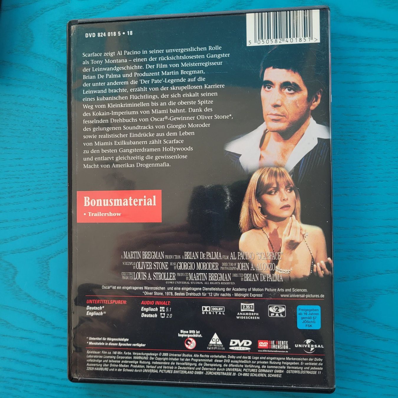 Alle DVDs: Scarface- Al Pacino – Gebraucht aus SCHÜBELBACH von CoKaHa 1