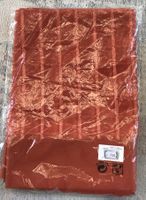 TISCHDECKE TERRACOTTA ORG. KARIERT 130X170CM NEU