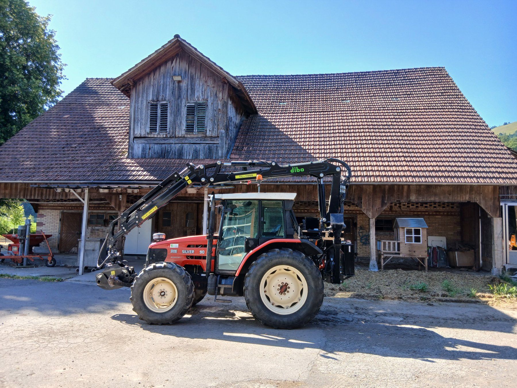 Gru: Forstkran 7m Dreipunktanbau – Usato da Schachen LU venduto da Same_Power_95