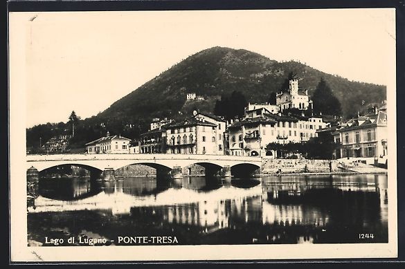 Cartoline postali: AK Ponte-Tresa, Ortsansicht – Usato da Berlin venduto da bartko-reher