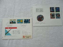 1968 / 70 2 Belege Zürcher Knabenschiessen