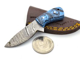 Mini Damast Messer Sammelstück Knife XS kleines Damastmesser
