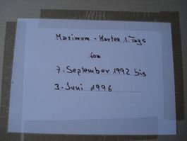 Album Liechtenstein mit Maximumkarten 1992-1996, viele Sätze