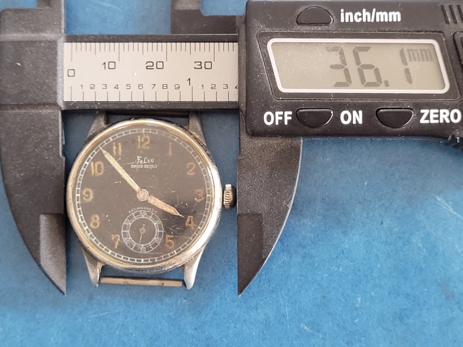 Felco Orologi: Felco Military , Dienstuhr,  A.S 1130 – Usato da Kriens venduto da KTP 3