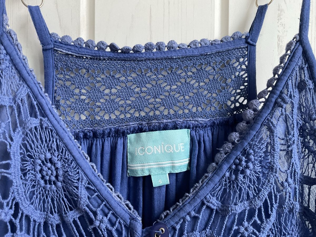Vestiti: ICONIQUE-Bohemian-Boutique Kleid – Usato da Perlen venduto da b.b10 5
