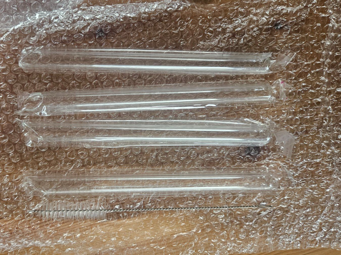 Services de table: Glasstrohhalm mit Putzer – Neuf avec emballage d'origine à Wollerau par mir_5qld