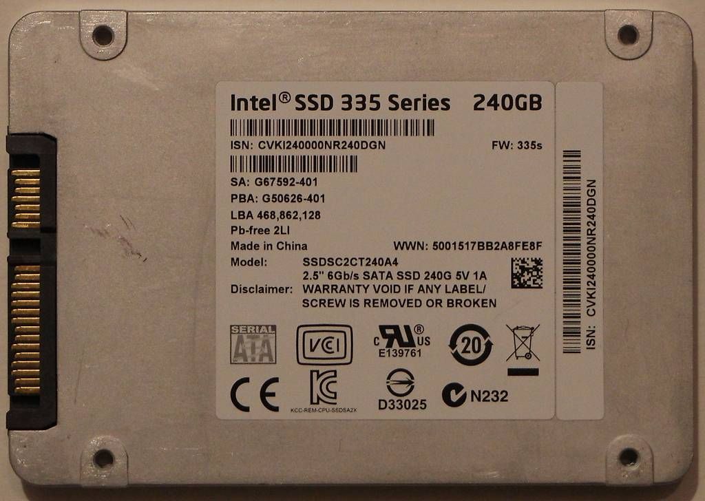 Intel Dischi rigidi: 240 GB Festplatte – Usato da Rüdtligen venduto da Vortigern 1