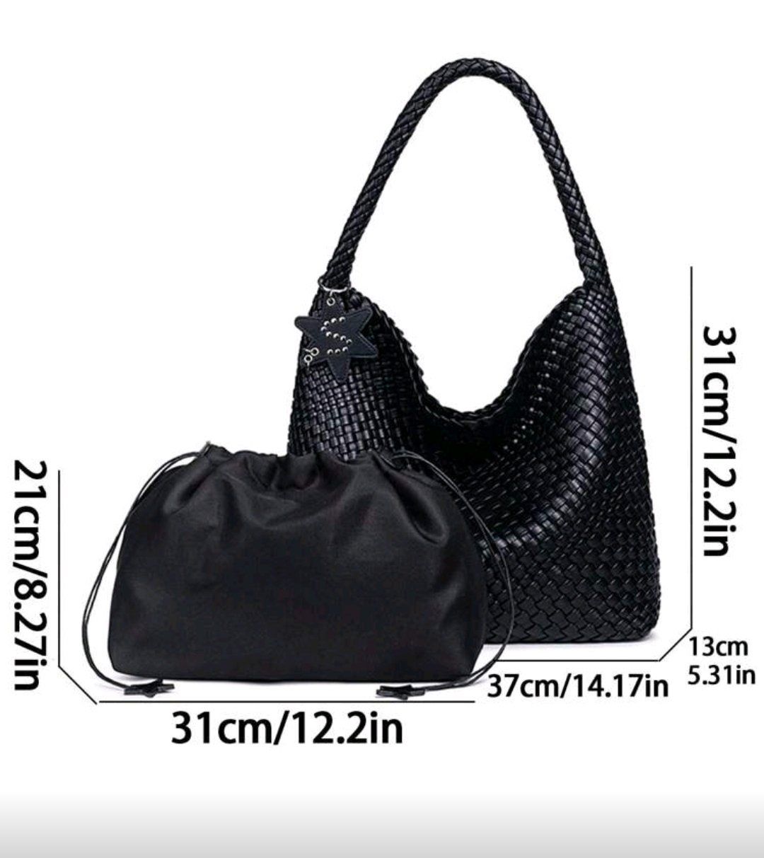 Borse da donna: Geflochtene Hobo-Bag mit Innentasche – Nuovo (secondo la descrizione) da Thalwil venduto da VitaMini 8