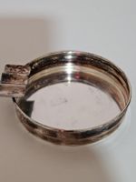 Vintage KRES Aschenbecher versilbert Ø 11 cm – Made in USA –