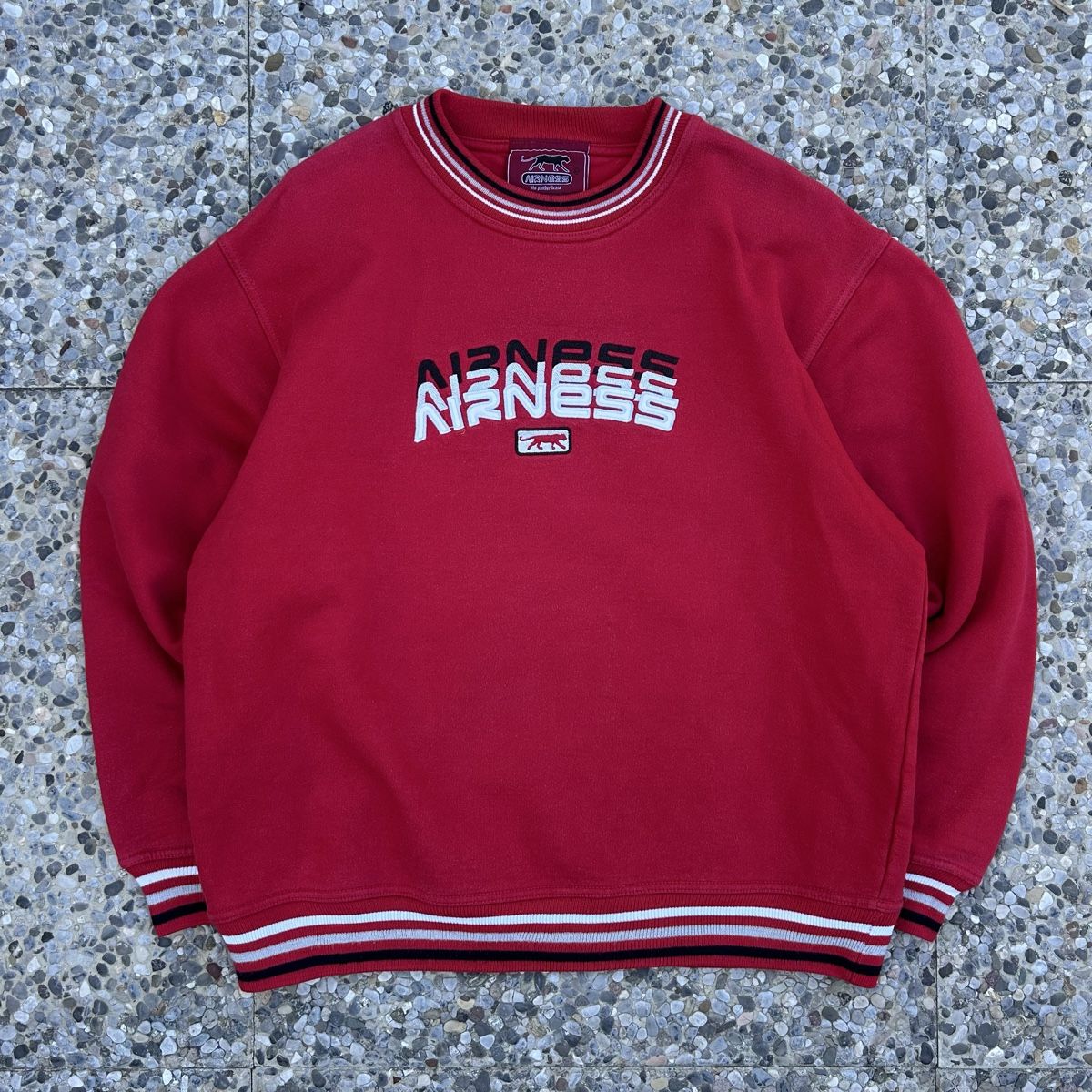Maglioni & Felpe: Vintage Airness Red embroiedered sweatshirt – Usato da brent venduto da fukusapes
