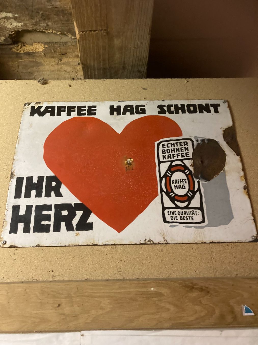 Insegne: Email Schild Kaffee Hag – Usato da Oberbüren venduto da Gurki610 2