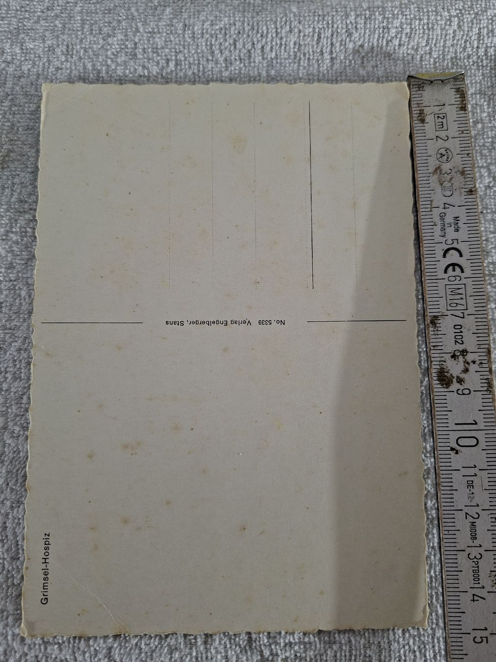 Cartoline postali: 4 alte Ansichtskarten Grimsel Nr.1 – Usato da Grindelwald venduto da carro5 6