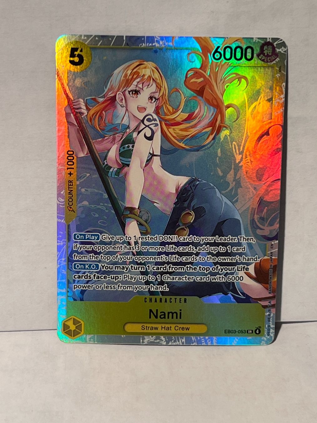 Bandai Carte collezionabili: One Piece TCG - Nami / EB03-053 – Nuovo (secondo la descrizione) da Langenthal venduto da Thunderboltli