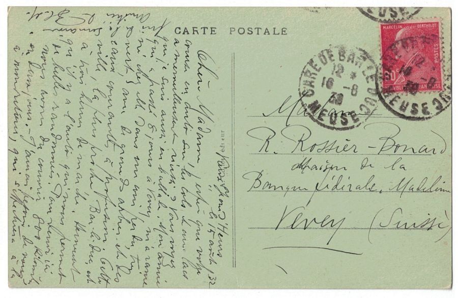 Cartoline postali: Bar-le-Duc. - Vue générale - A.C. – Usato da Frauenfeld venduto da POML 1