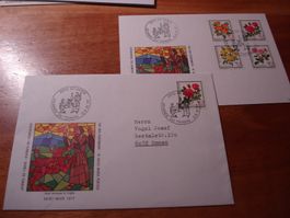 Tag der Briefmarke 1977, Glarus, Brief + Karte