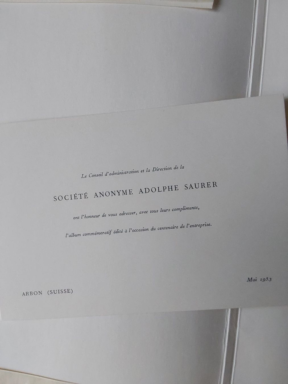 Saurer Documenti: Saurer Mappe 1853-1953 Centenaire. – Usato da Steinach venduto da Chilli1957 5