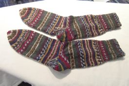 handgestrickte Socken Grösse 42/43