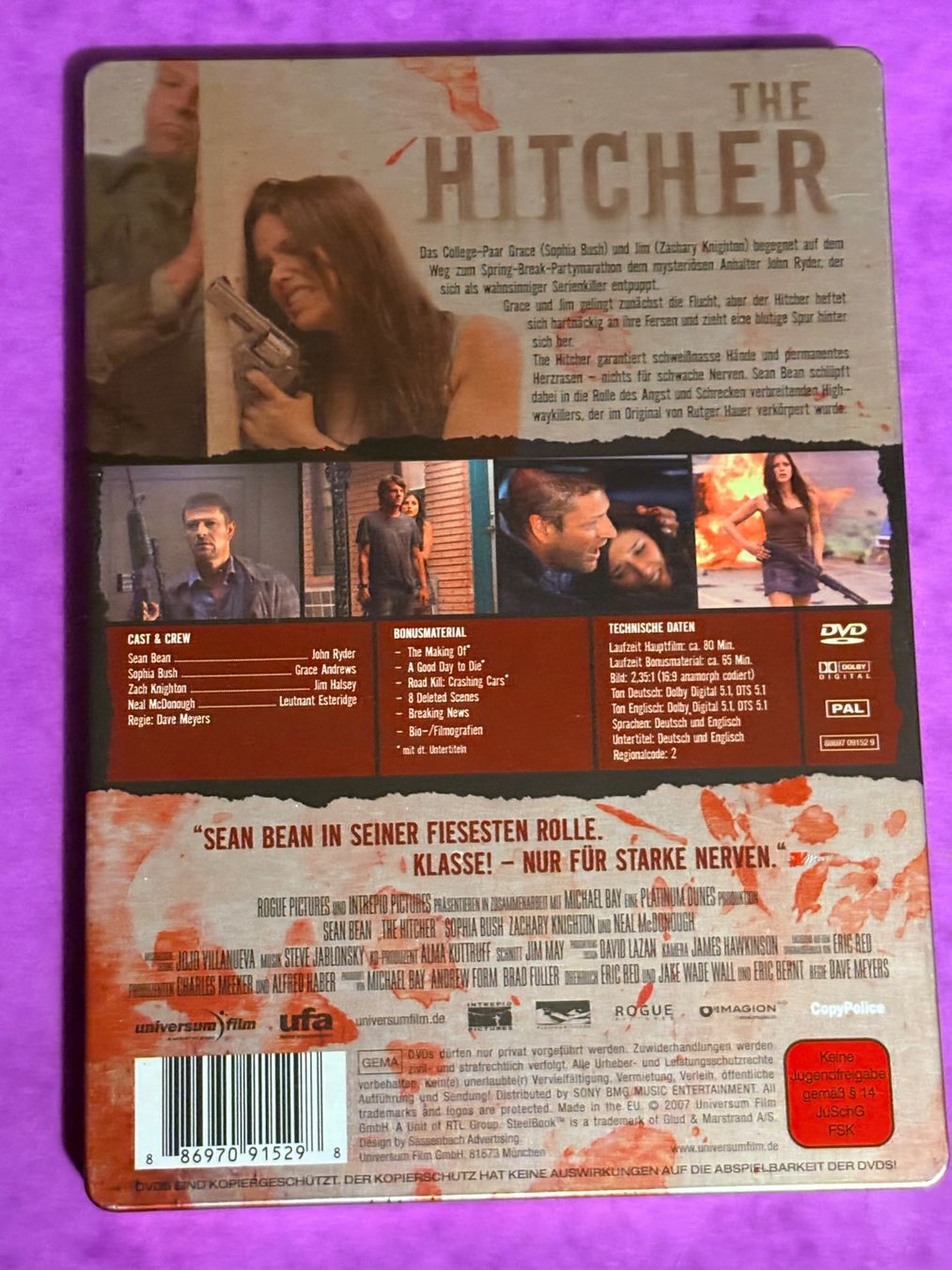 Tutti i DVDs: The Hitcher - Steelbox.   *** TWINT *** – Usato da Spreitenbach venduto da SwissTradeMan 1