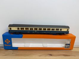 Spur H0 Roco 44651 DB Blau Beige 2. Klasse Grossraumwagen DC