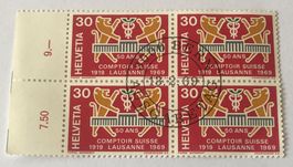 4 er Block Nr.463 mit Vollstempel Bern