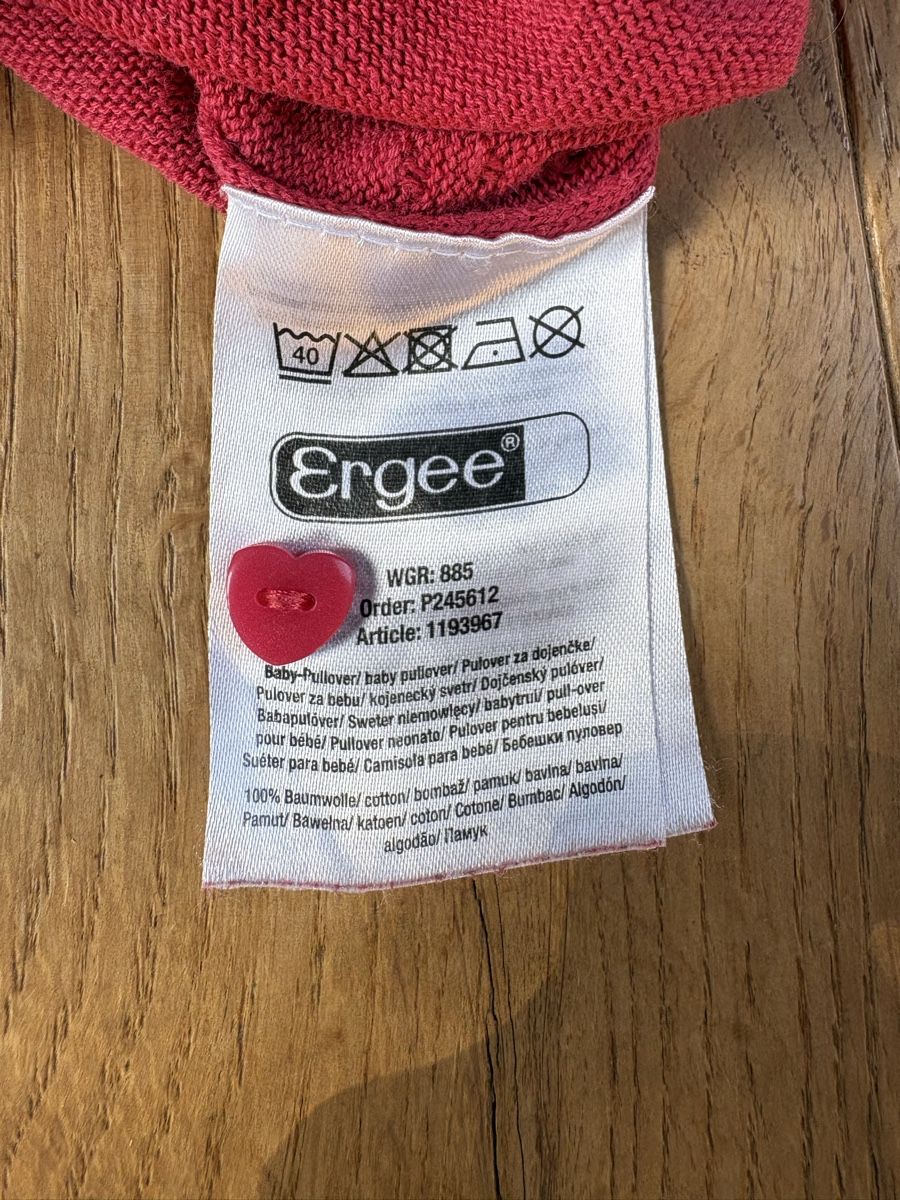 Maglioni & Felpe: Baby Pullover mit Herzen von Ergee in der Grösse 74  – Usato da Frauenfeld venduto da lin_77m9 5
