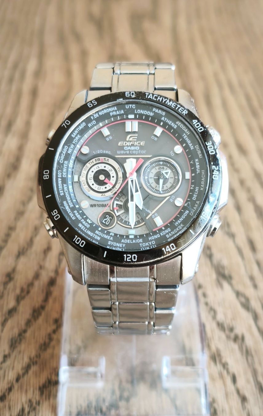 Casio Orologi: Casio Edifice EQW-M1000D Chronograph Multi Band 6 /solar – Usato da Aarau venduto da Blingo01 1