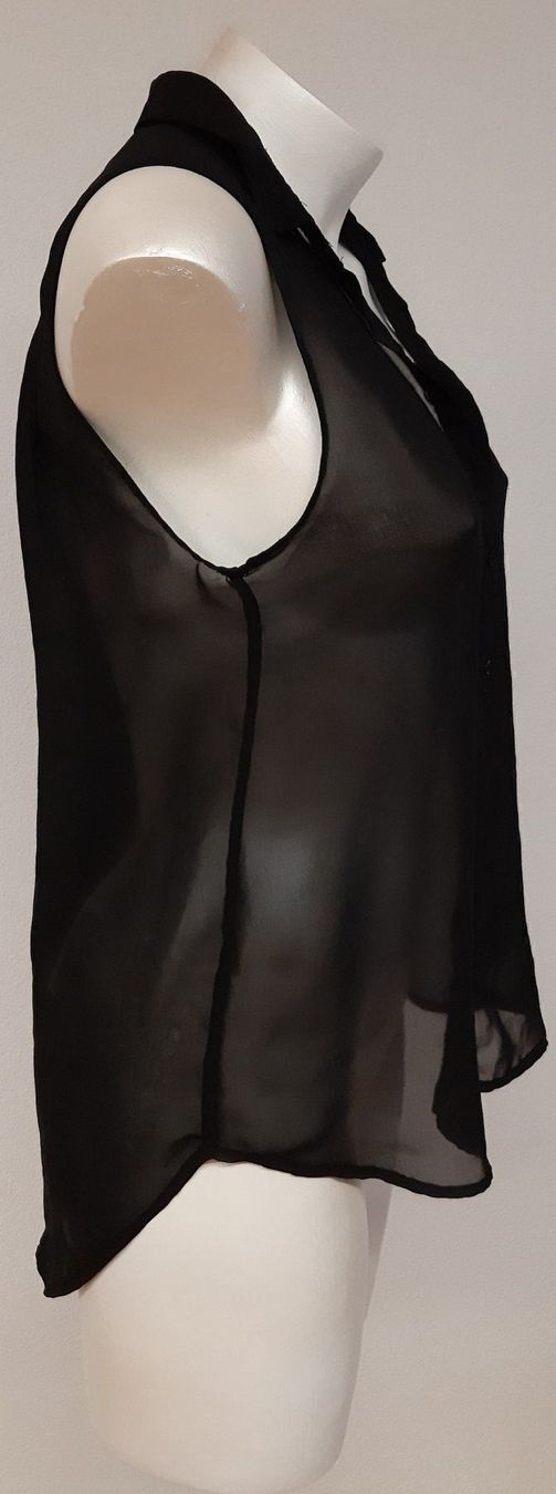 H&M Top: H&M Damen Durchsichtig top Schwarz Gr.36 – Nuovo (secondo la descrizione) da Seuzach venduto da VT-Collections2 3