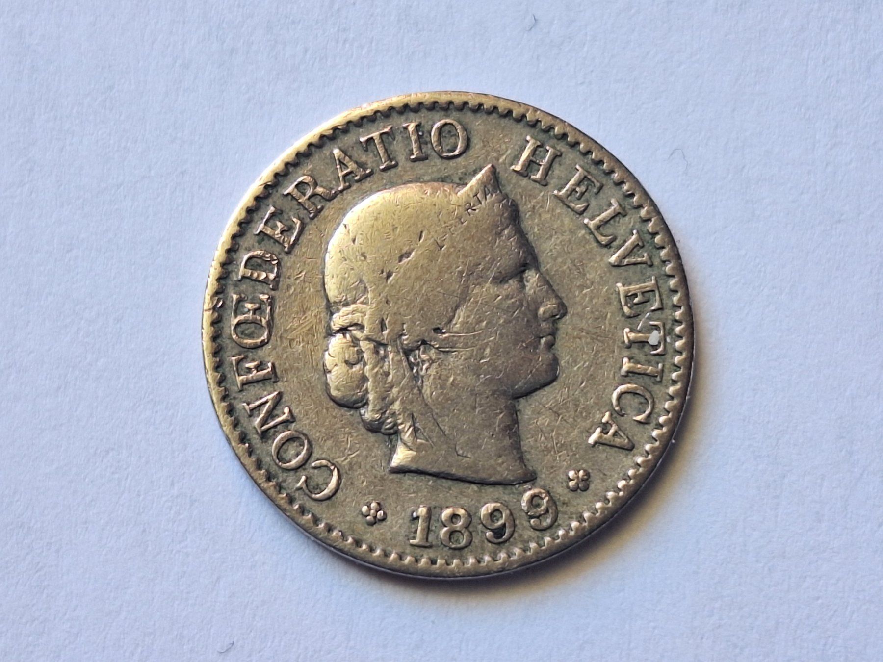 Tutti le monete: 5cts 1899 – Usato da Couvet venduto da zeze03
