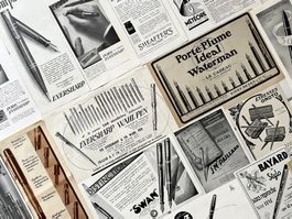 Kügelschreiber /Stylos plumes - 27 alte Werbungen/Publicités