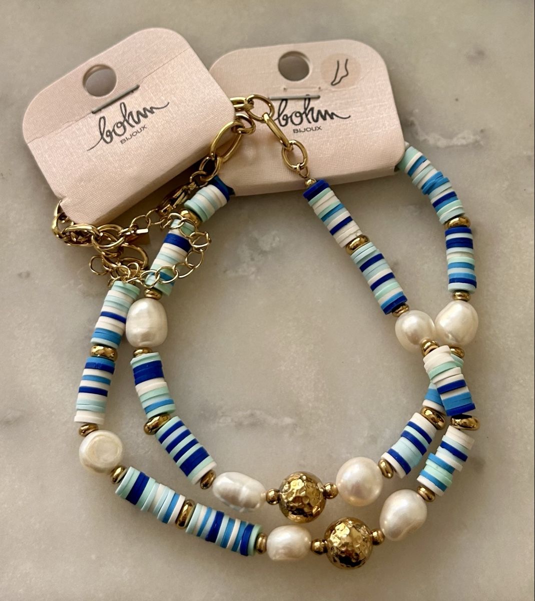 Altri gioielli: Collier et bracelet cheville – Nuovo e nell'imballaggio originale da ANIèRES venduto da feuillette